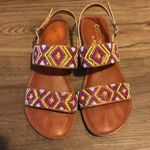 Colorful sandals